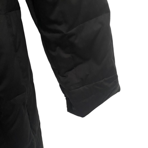 Junge Puffer Down Hooded Long Coat Jacket Size Medium Black Down Filled European - Picture 8 of 13
